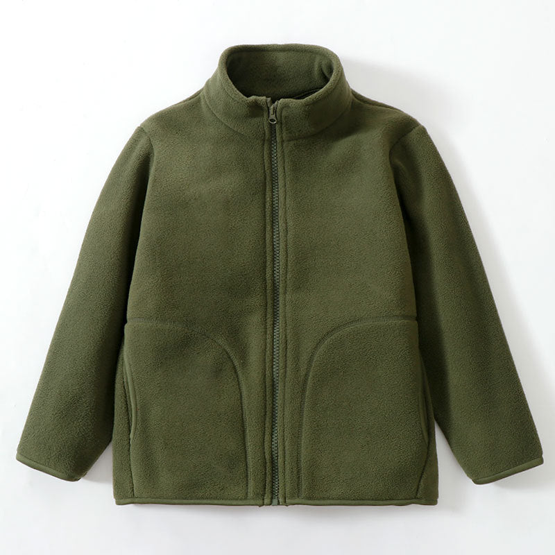 PREORDER: Kids Solid Color Zip Up Fleece 9.22.25 osym