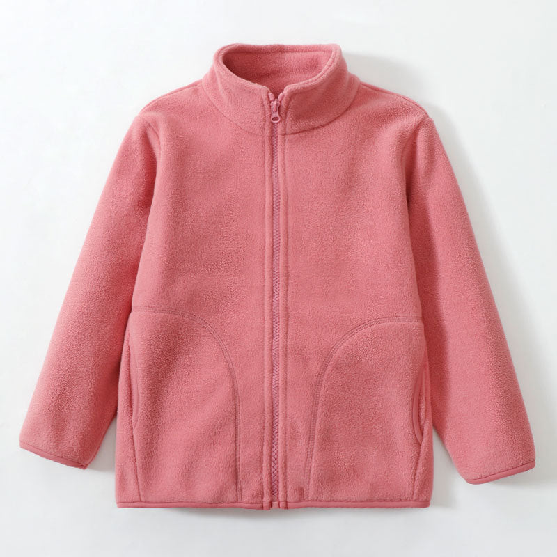 PREORDER: Kids Solid Color Zip Up Fleece 9.22.25 osym