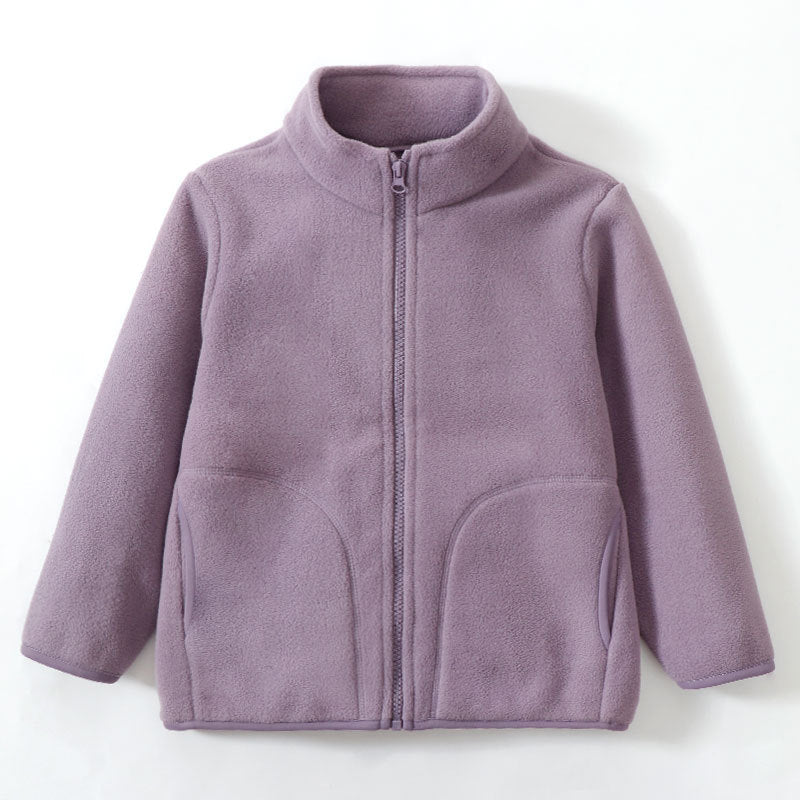 PREORDER: Kids Solid Color Zip Up Fleece 9.22.25 osym