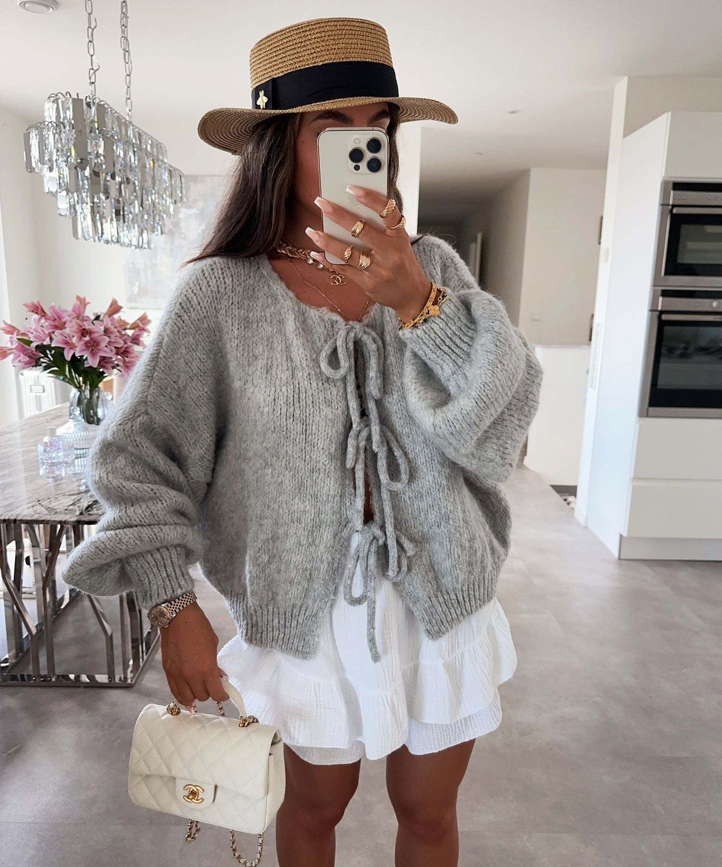 PREORDER: Bow Tie Slouchy Sweater 9.22.25 osym