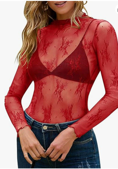 Preorder: long sleeve lace top 9.22.25 osym