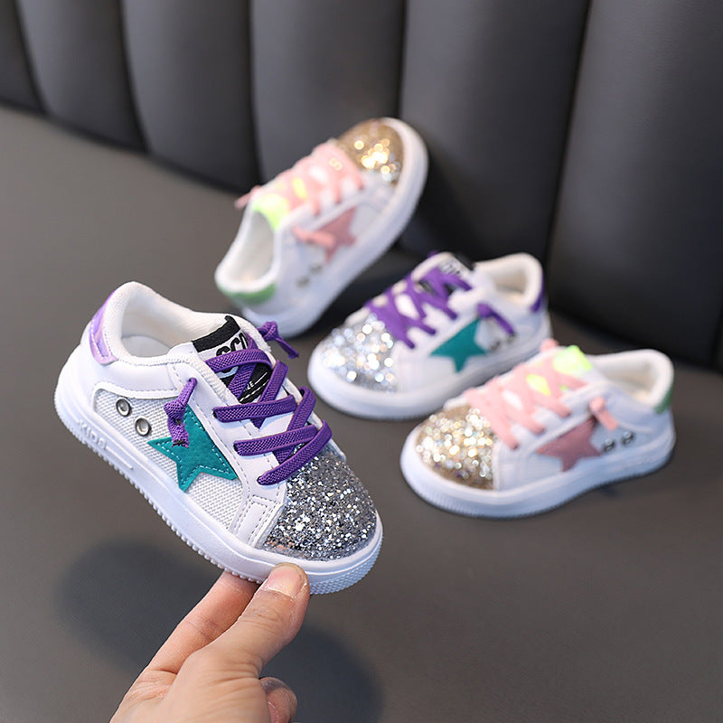PREORDER: Sparkle Toe Star Kids Sneaker 9.22.25 osym