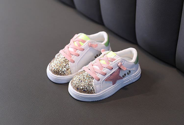 PREORDER: Sparkle Toe Star Kids Sneaker 9.22.25 osym