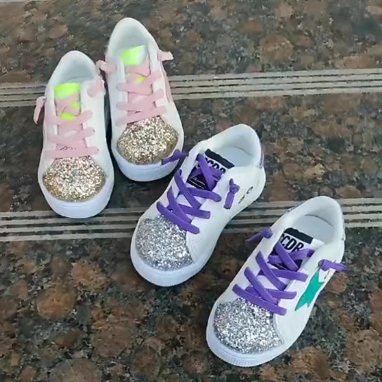 PREORDER: Sparkle Toe Star Kids Sneaker 9.22.25 osym