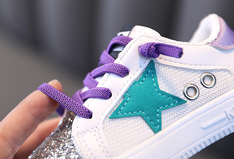 PREORDER: Sparkle Toe Star Kids Sneaker 9.22.25 osym