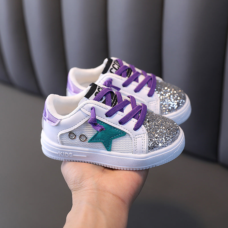 PREORDER: Sparkle Toe Star Kids Sneaker 9.22.25 osym