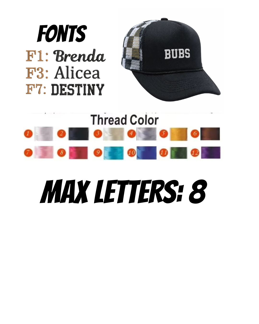PREORDER: Adult Custom Trucker Hats 5.11.26