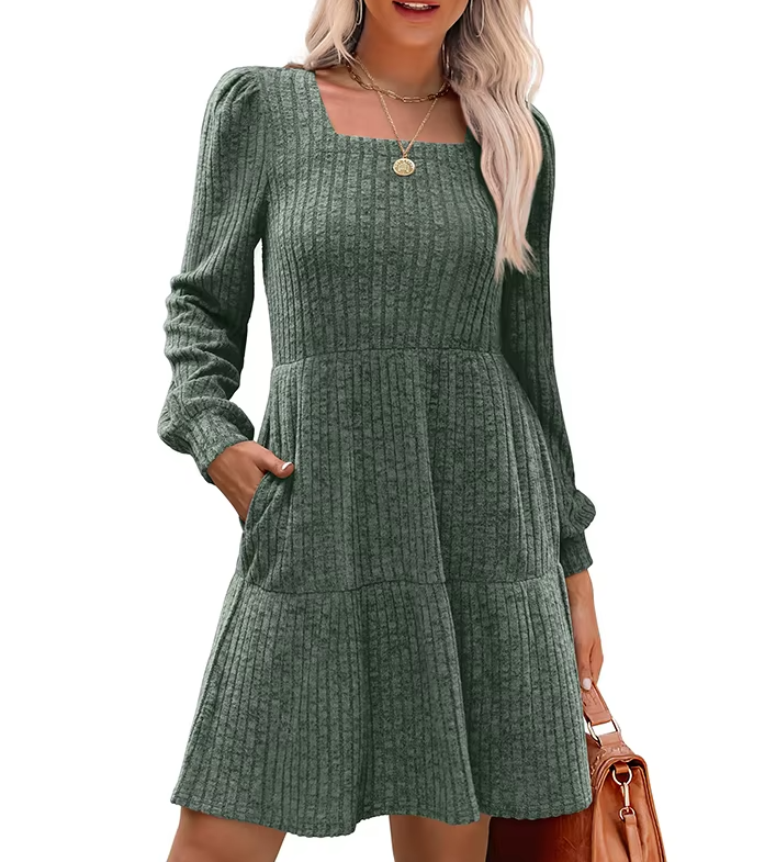 RTS: The Renee Ribbed Dress-
