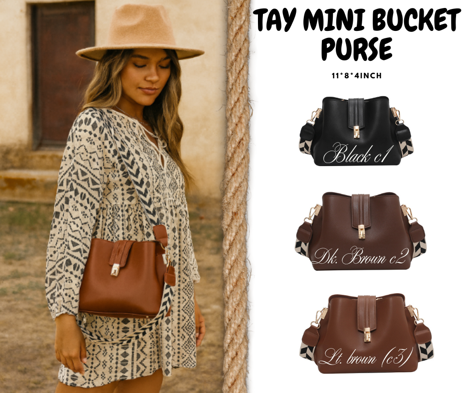 PREORDER: Tay Mini Bucket purse 9.22.25 osym