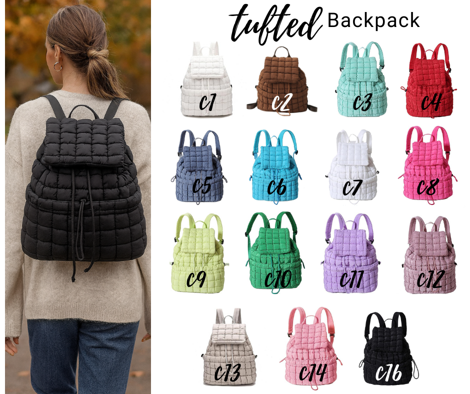 PREORDER: Tufted Backpack 9.22.25 osym