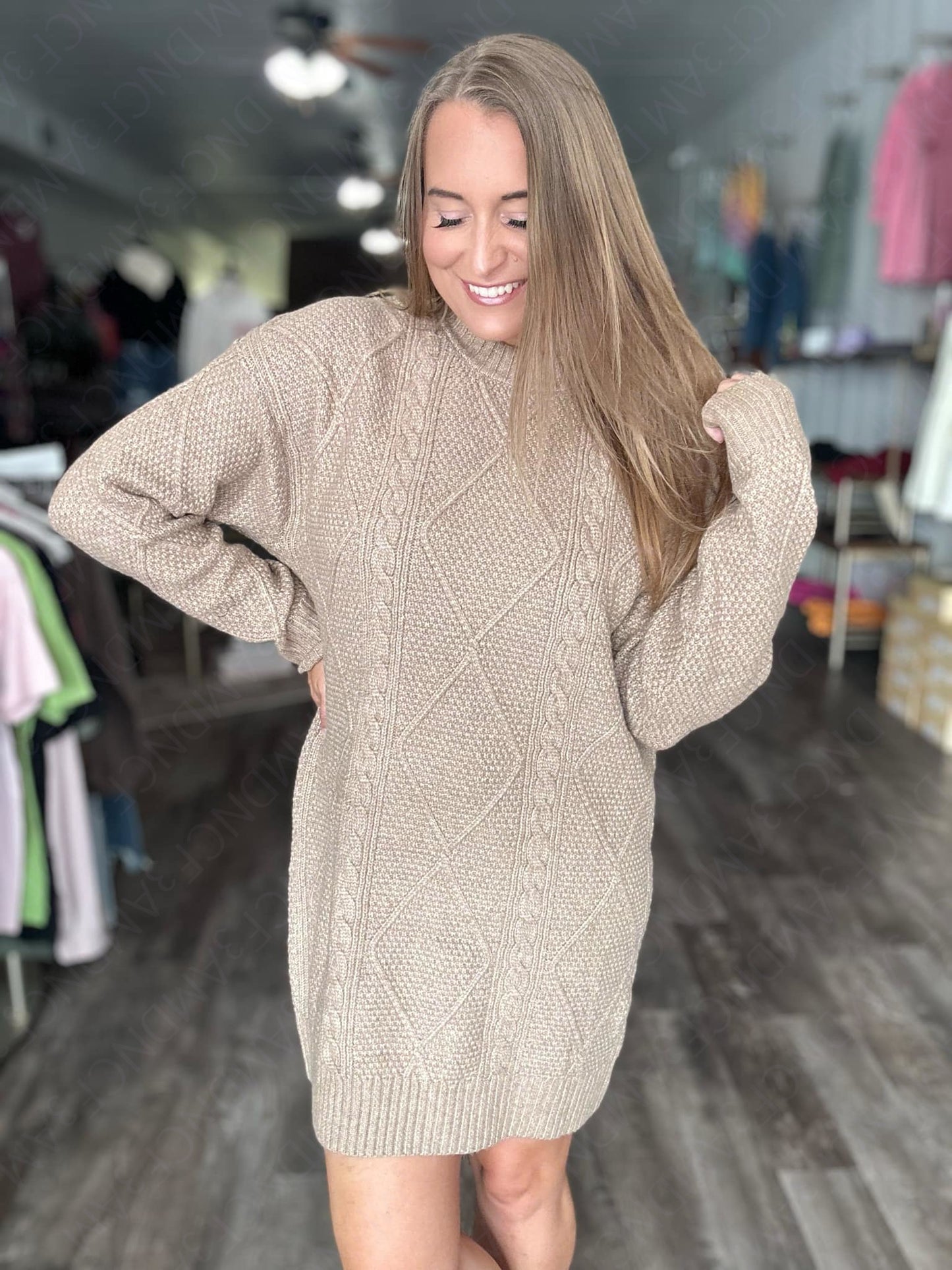 RTS: The Heather Sweater Dress-