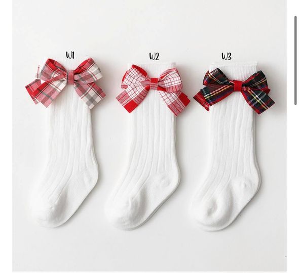 RTS: CHRISTMAS Bow Ankle Socks!