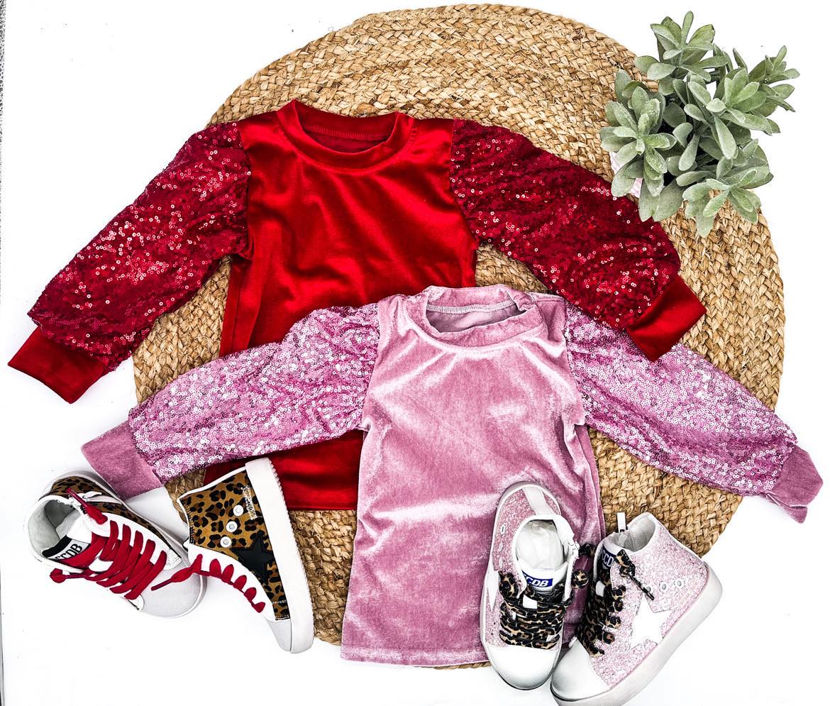 RTS: Velvet and Sequin Shirts-
