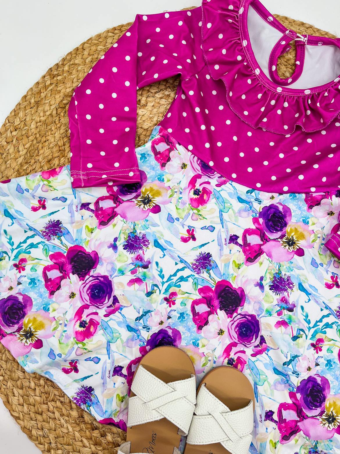 RTS Elsie Floral Twirl Dress-
