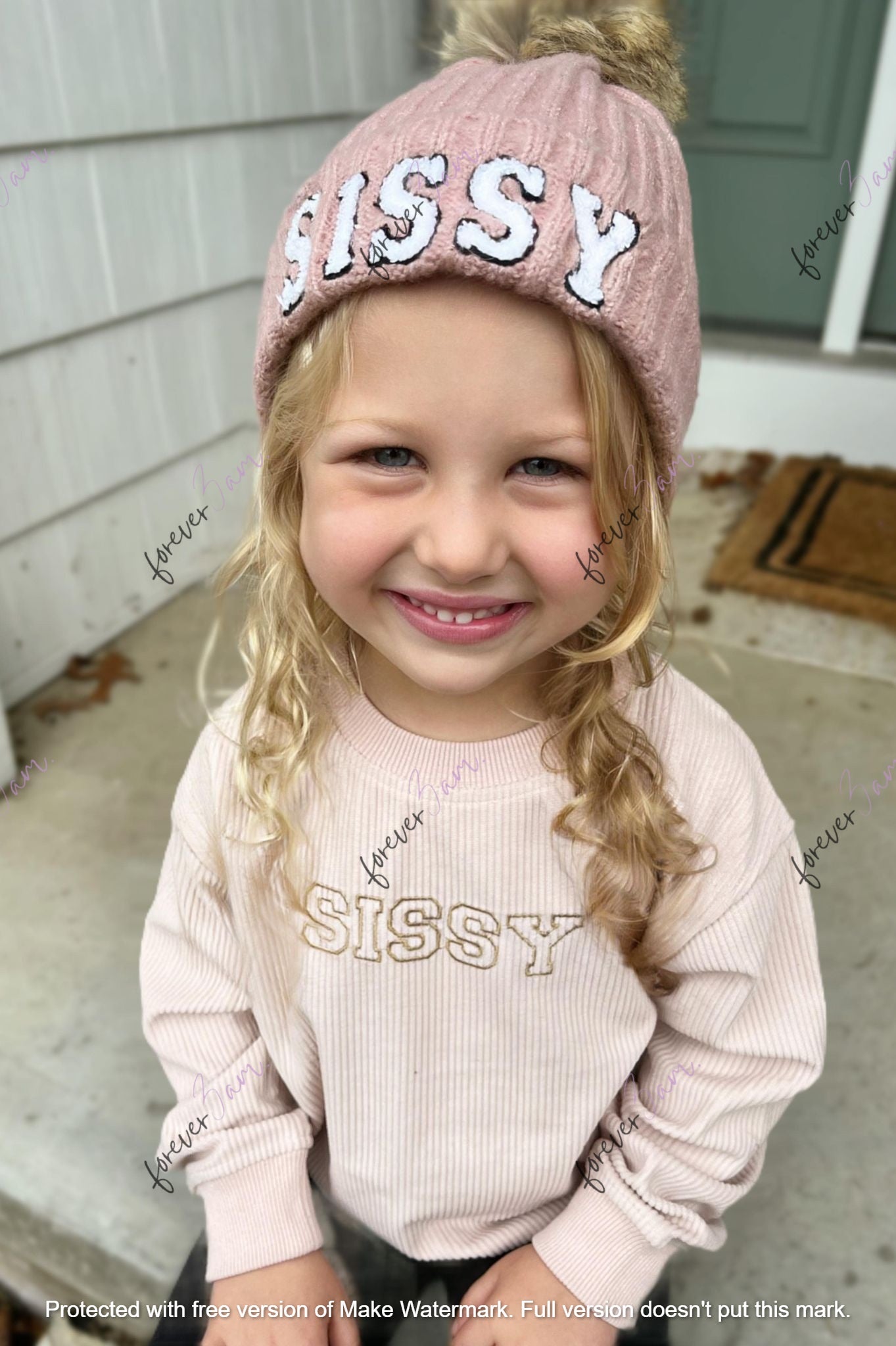 RTS Bubba and Sissy Beanies Removeable POM POM-