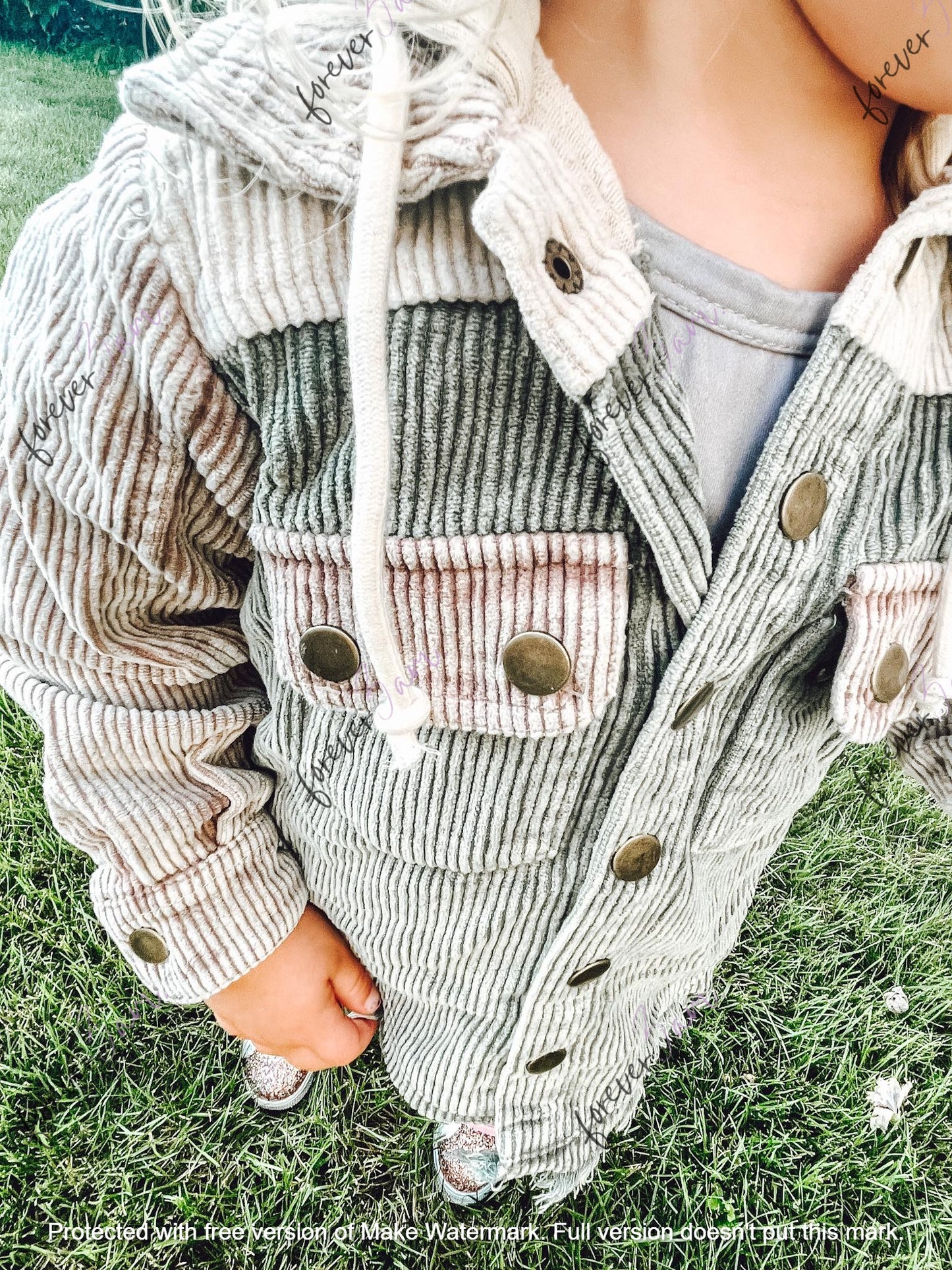 rts: Boho Corded shackets Mommy and Me-