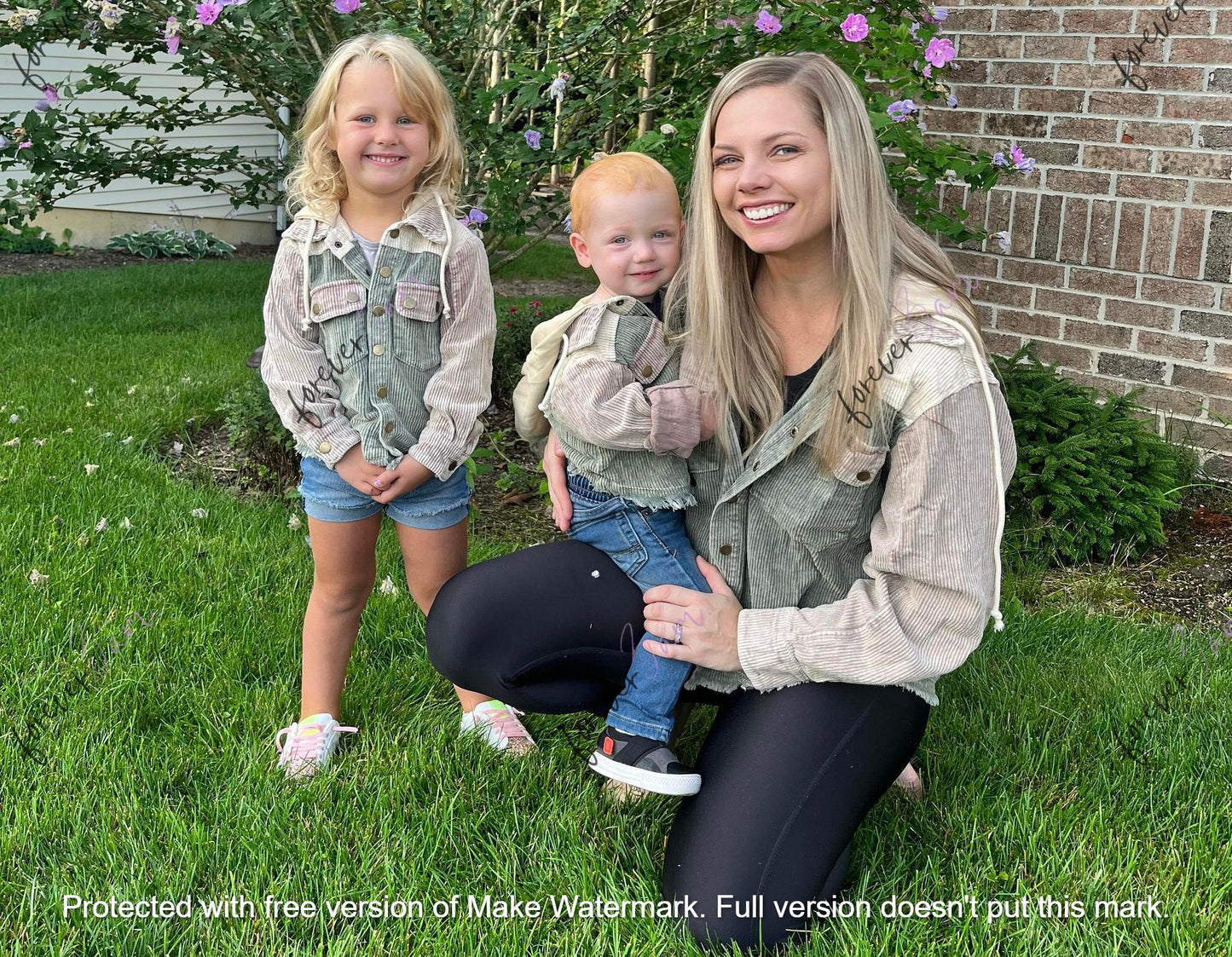 rts: Boho Corded shackets Mommy and Me-