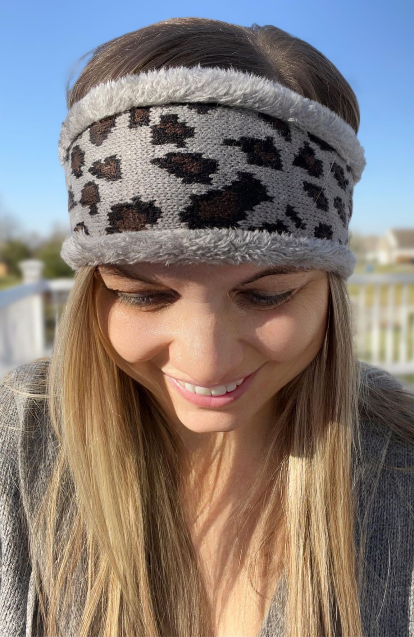 RTS: faux fur lined headband-