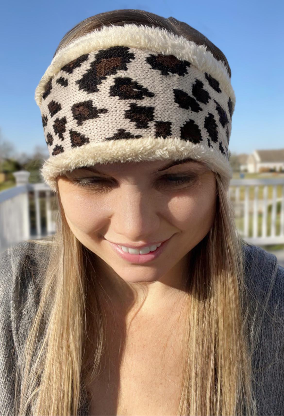 RTS: faux fur lined headband-