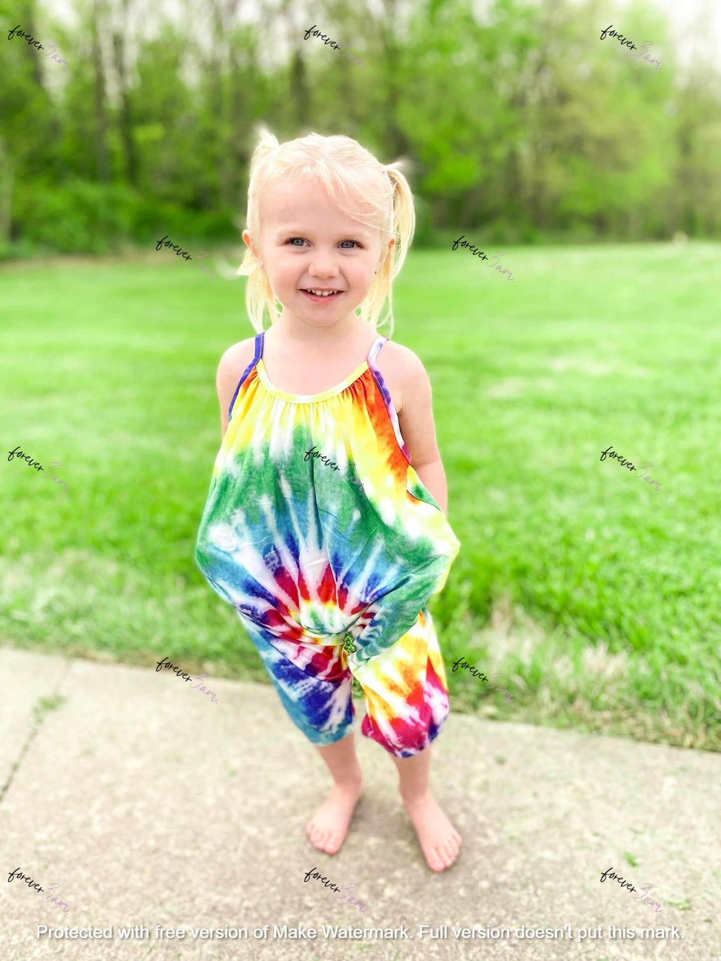 RTS: Girls Haren Jumper Tie Dye-