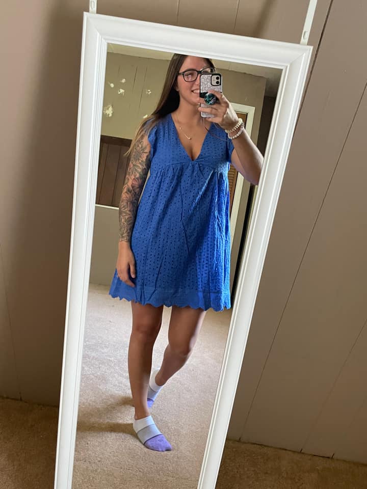 RTS: lace with shorts Dress-