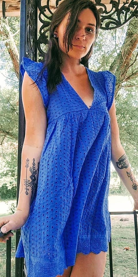 RTS: lace with shorts Dress-