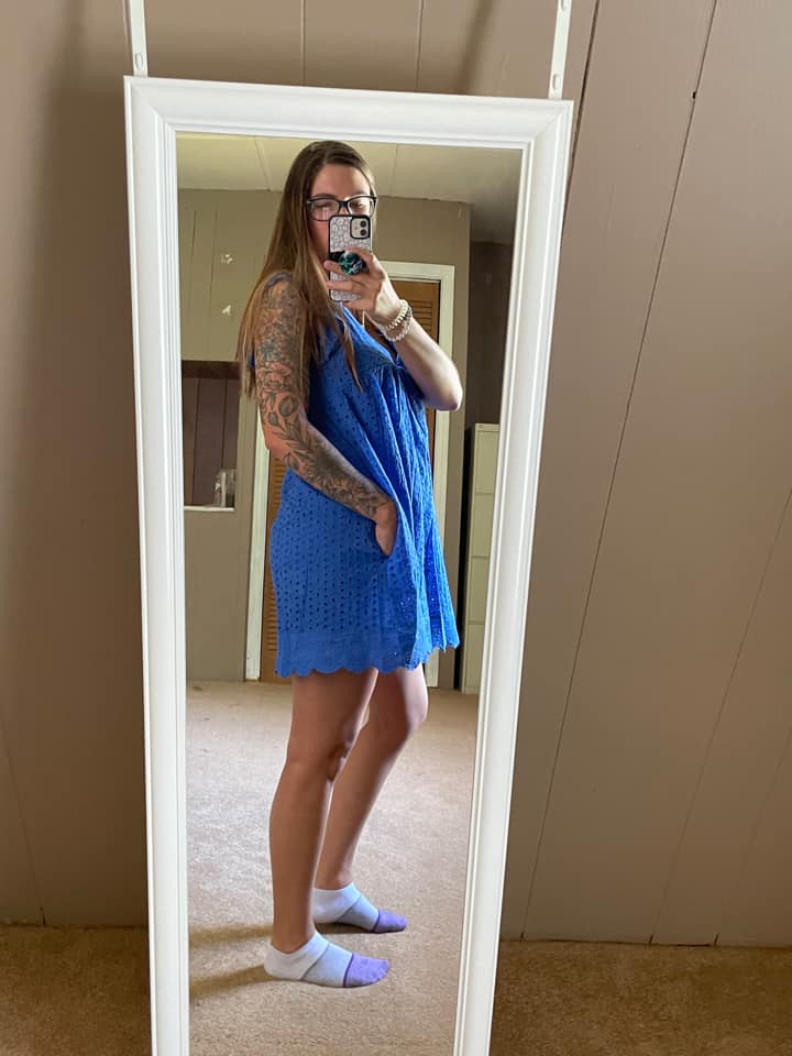 RTS: lace with shorts Dress-