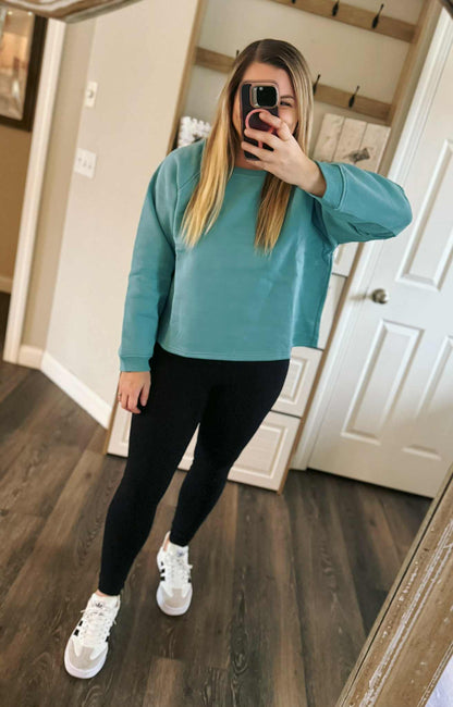 RTS: ZENANA Fleece Raglan Sweatshirts