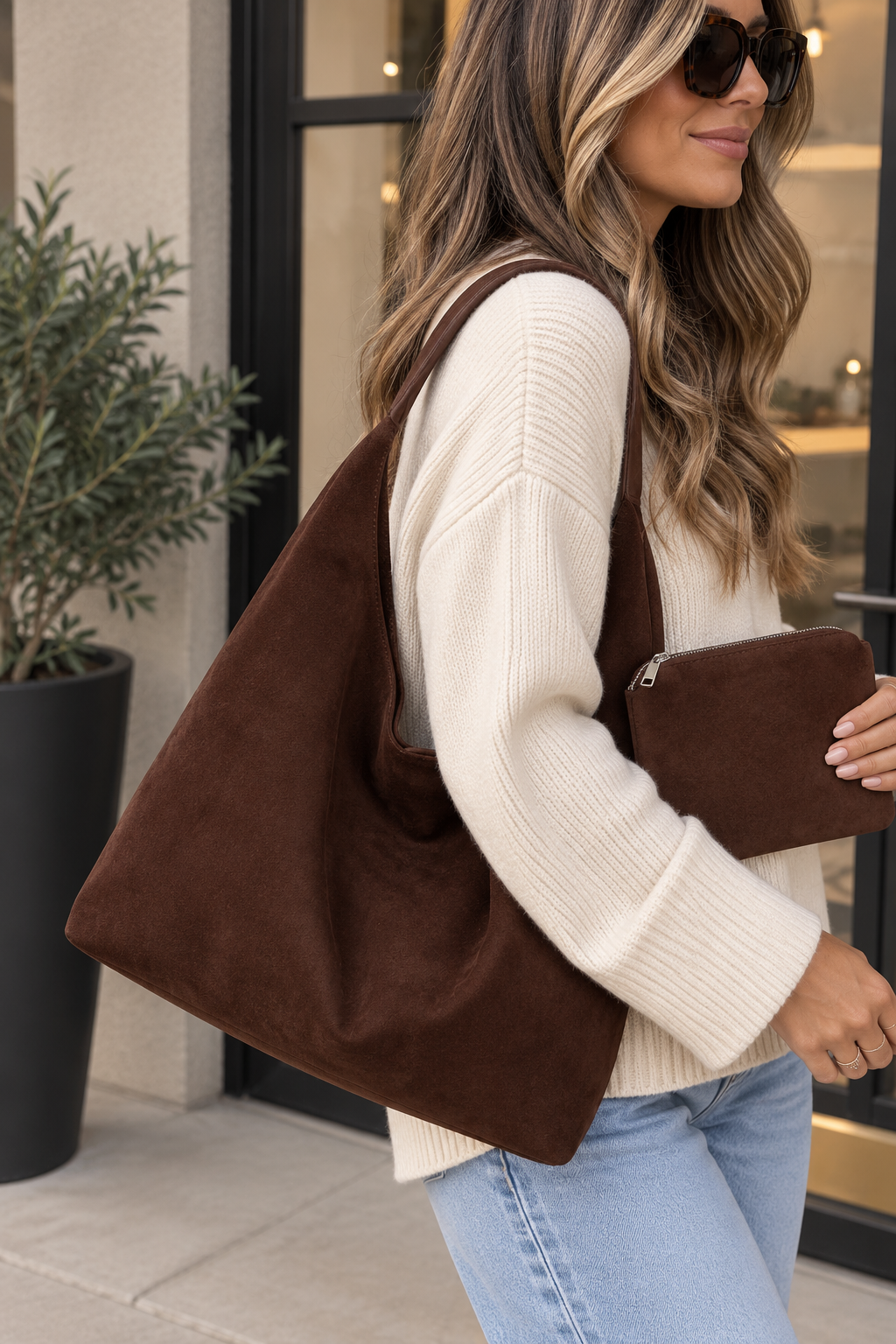 PREORDER: The Ellery Suede Tote 9.14.26