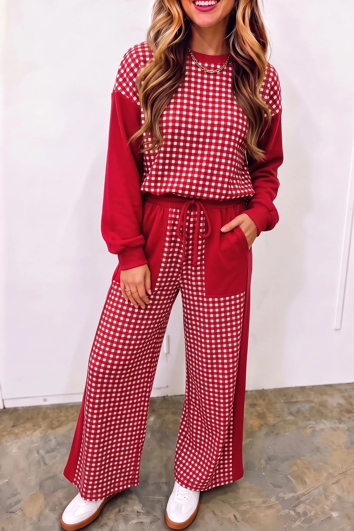 PREORDER: Gingham Chic Lounge Set  11.2.26