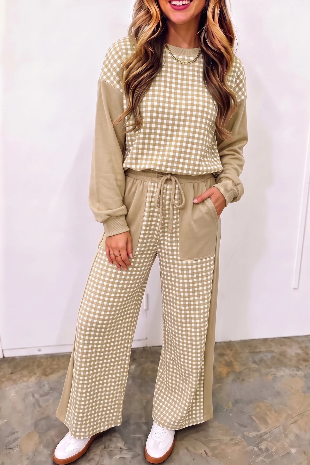 PREORDER: Gingham Chic Lounge Set  11.2.26