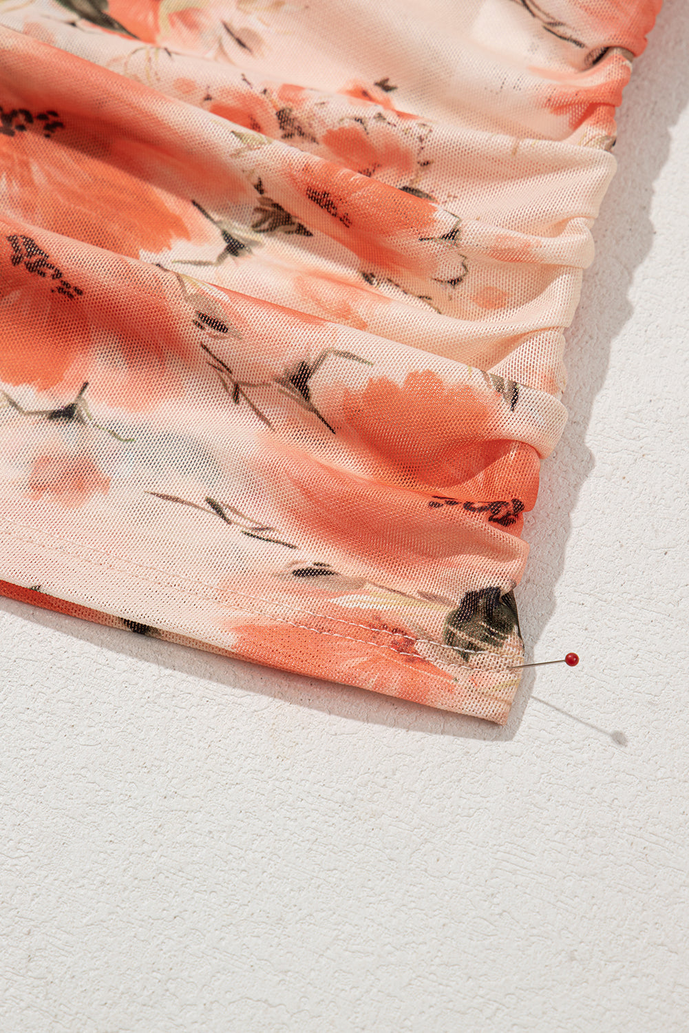 RTS: Women's Floral Mesh Top