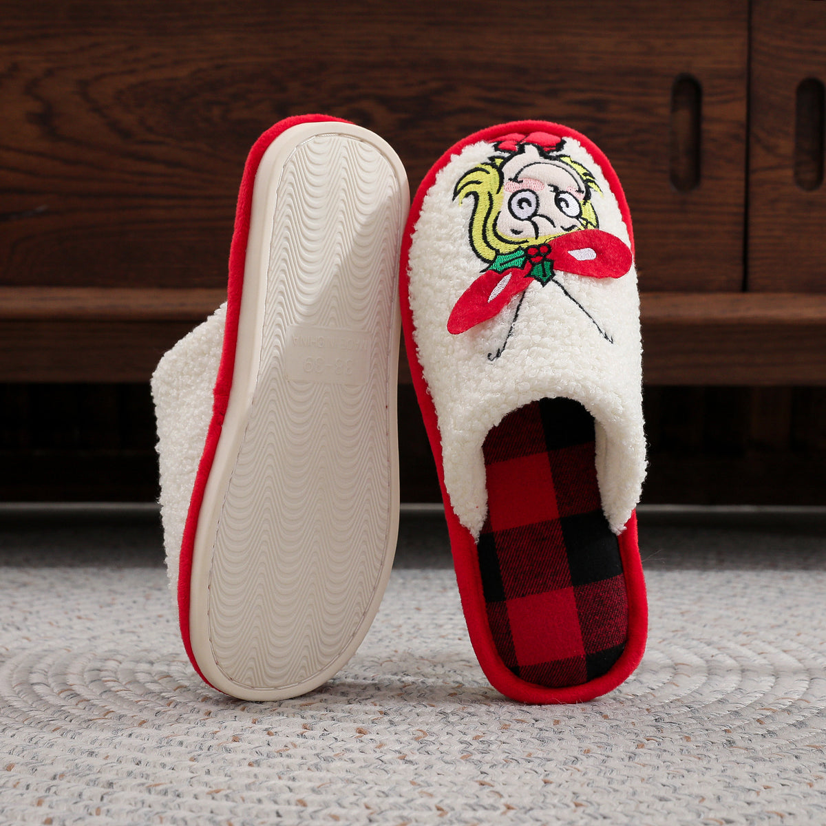 PREORDER: The Mean One Holiday Slippers 9.21.26