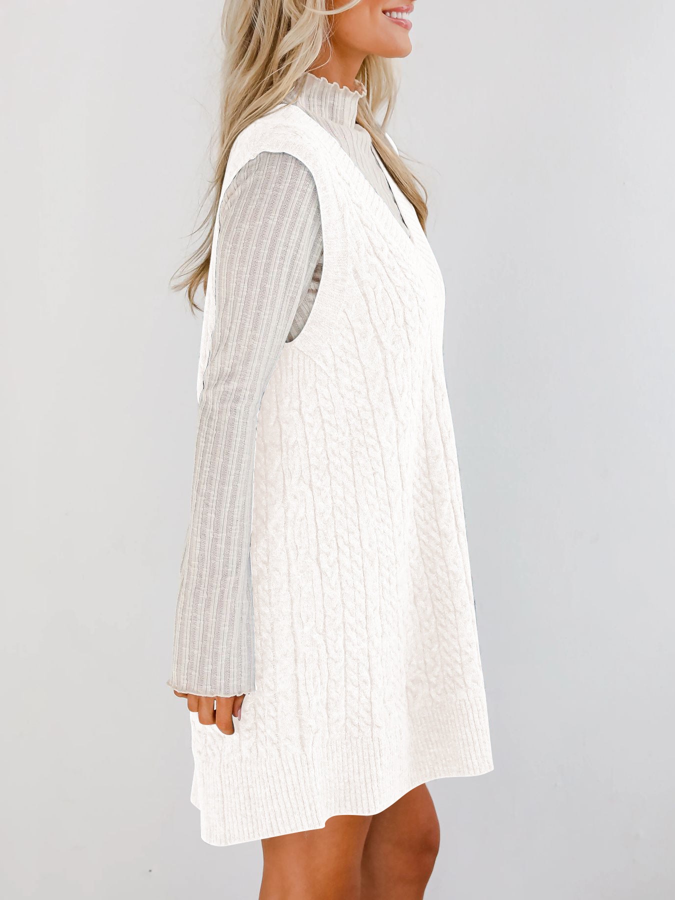 PREORDER: Dakota V sweater dress 9.22.25