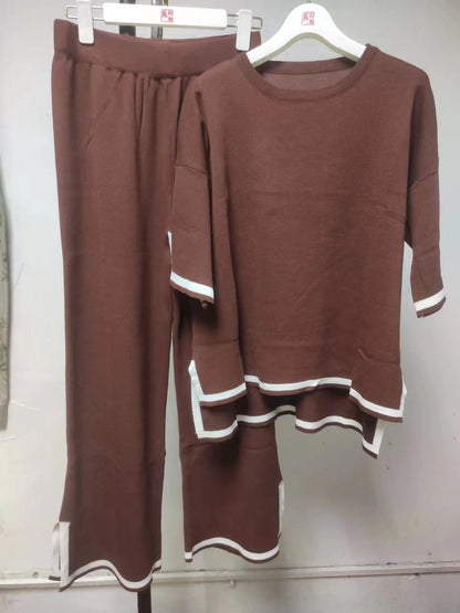 PREORDER: The Wren Contrast Knit Set 9.14.26