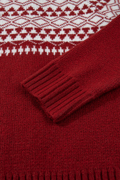 PREORDER: Klarity geometric sweater  10.19.96