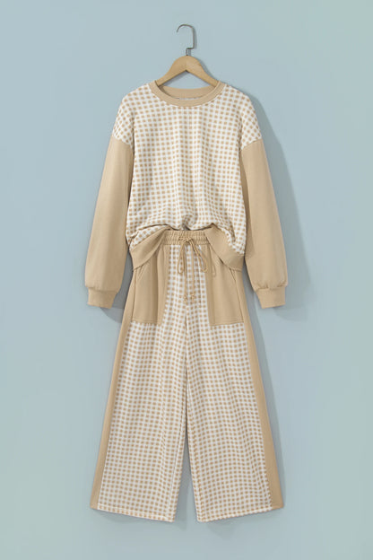 PREORDER: Gingham Chic Lounge Set  11.2.26