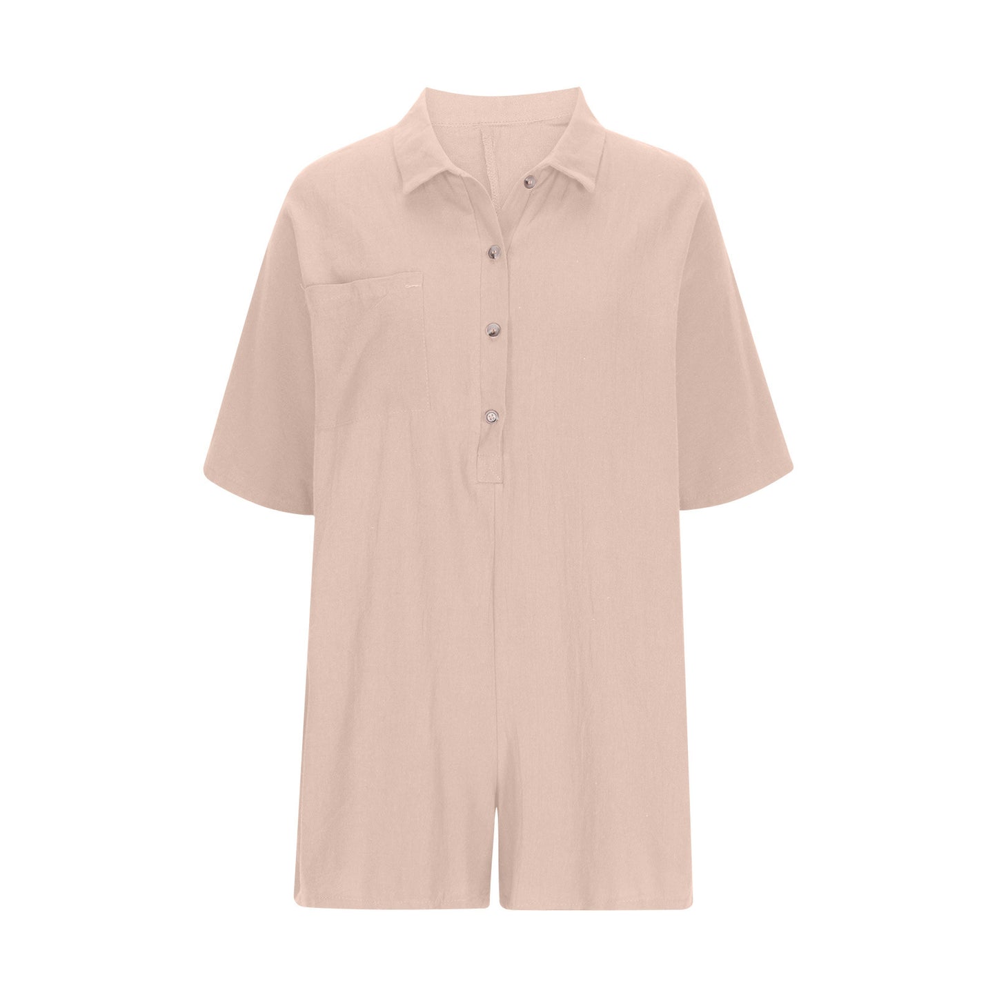 RTS: The Aubrey Collar and Button Romper