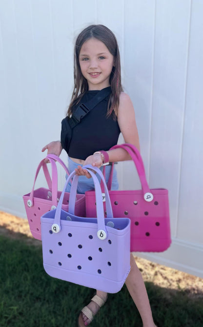 PREORDER: MEDIUM EVA Print & Solid Totes