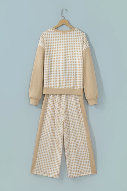 PREORDER: Gingham Chic Lounge Set  11.2.26