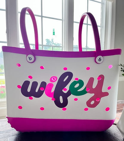 PREORDER: MEDIUM EVA Print & Solid Totes