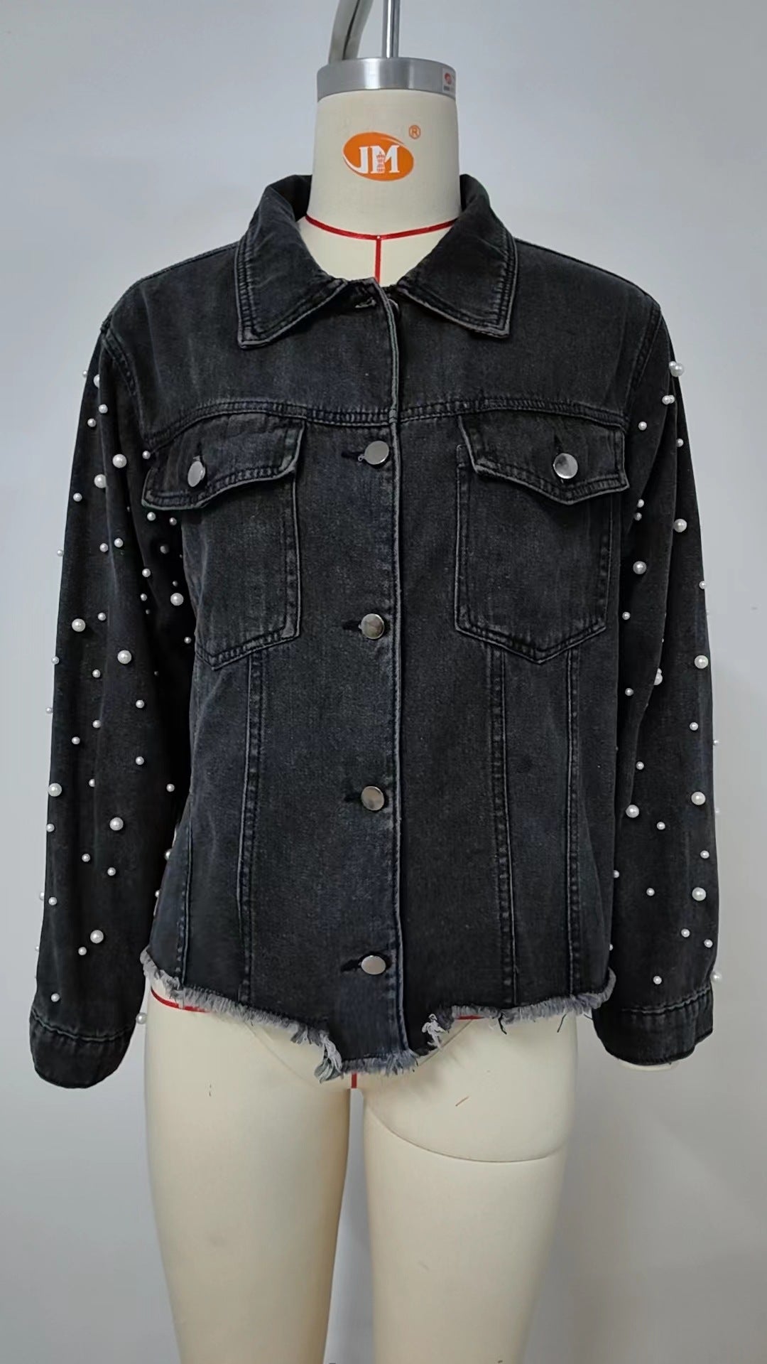 PREORDER: The Camila Pearl Embellished Jean Jacket 1.20.25 osym