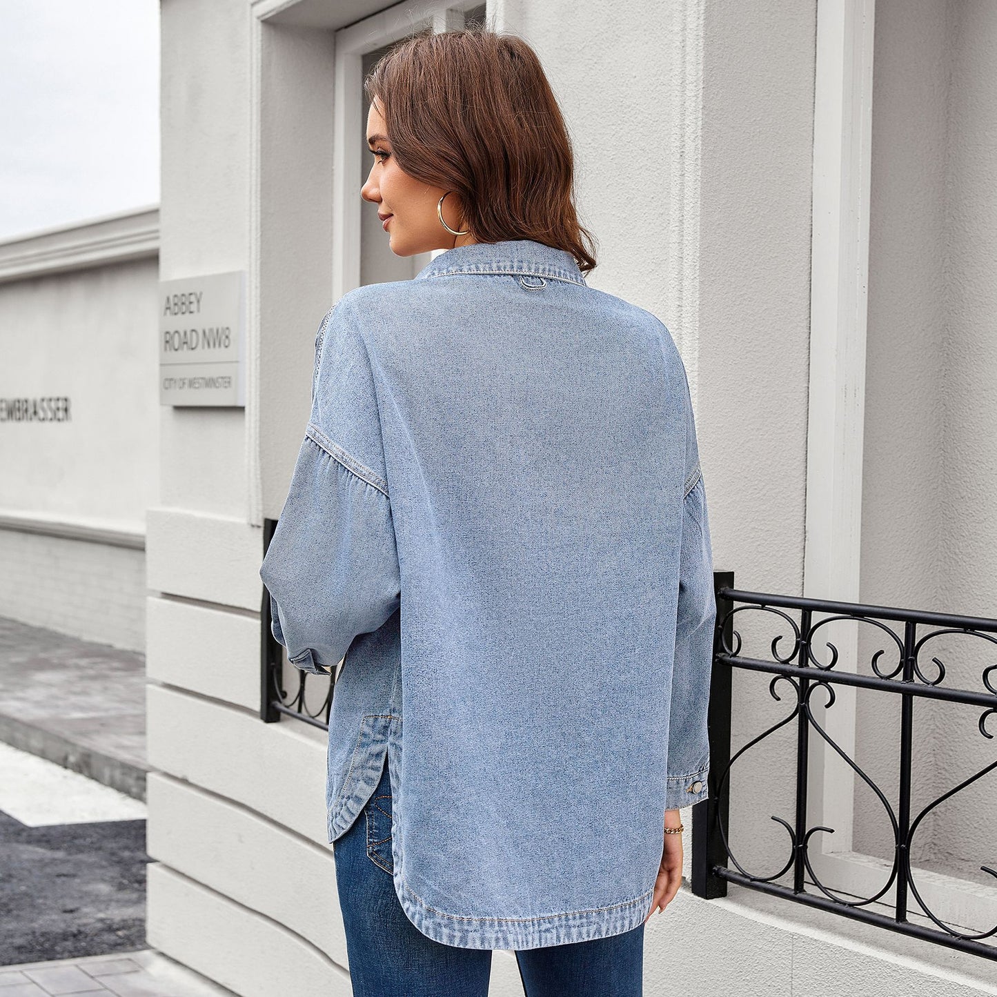 PREORDER: On the Move Denim Light Weight Button Down 1.19.26