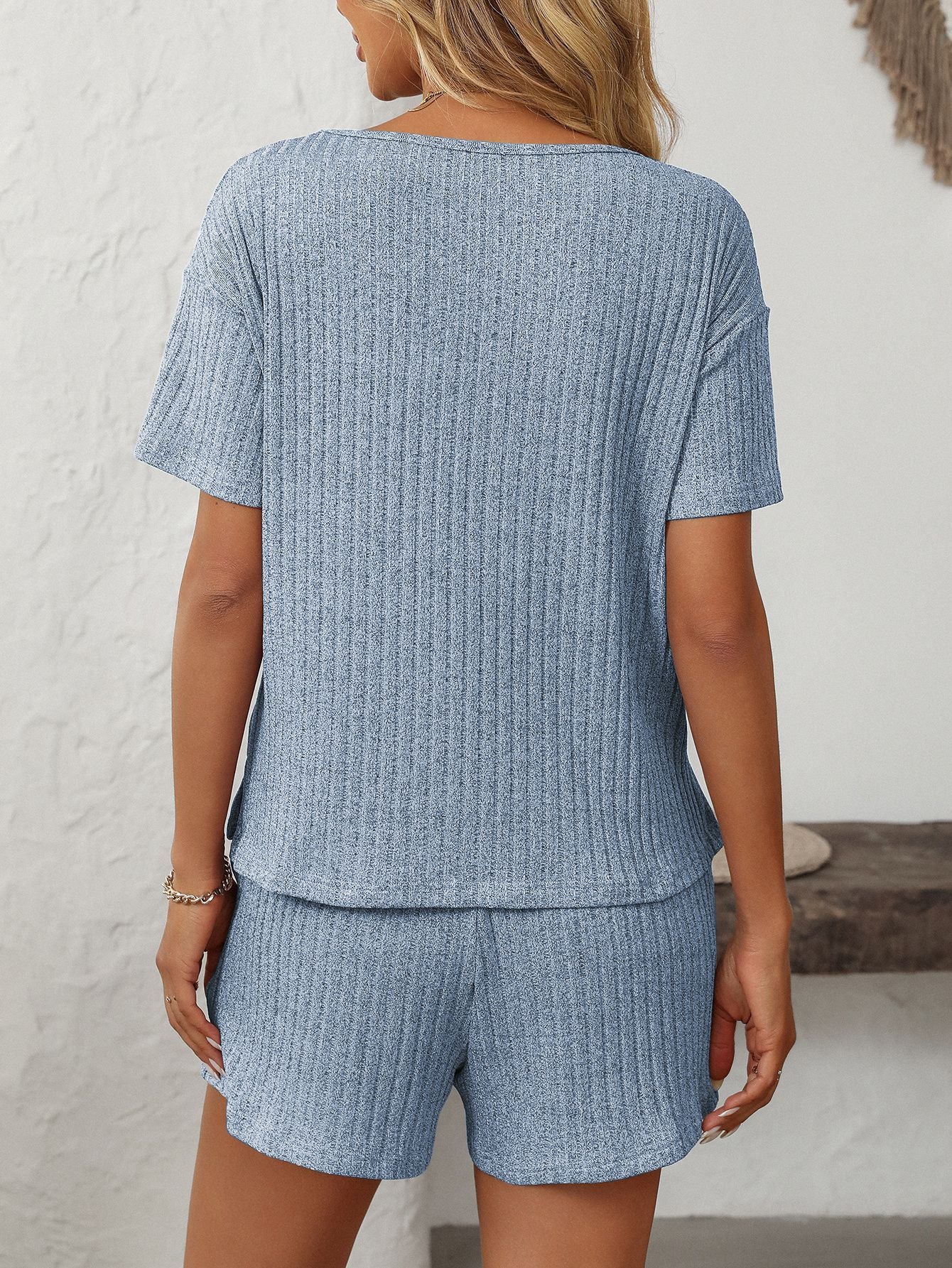RTS: The Becca Ribbed Tee and Short Set