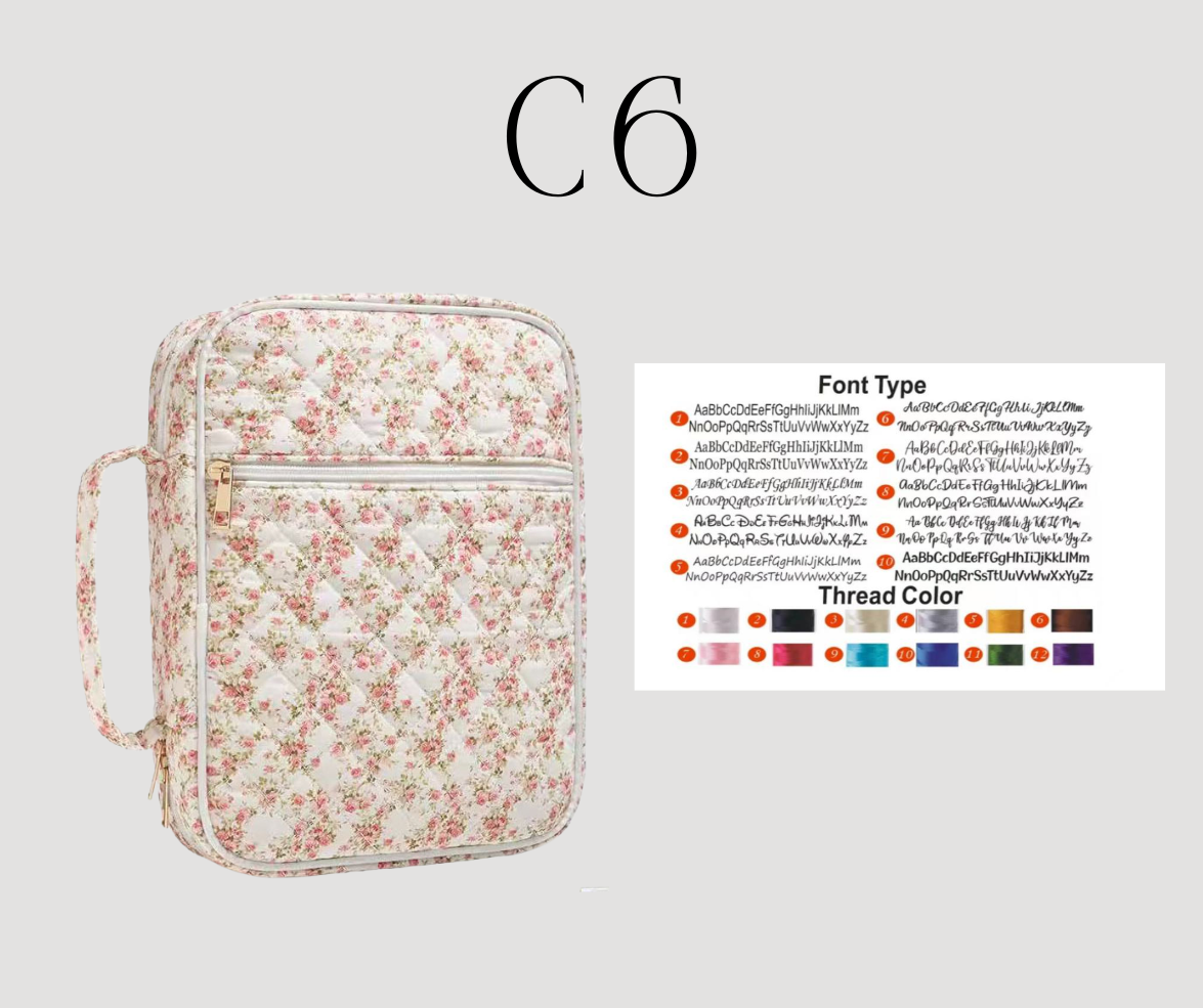 Preorder: RERUN Custom Embroidered Bible Cases ( case only) 1.19.26