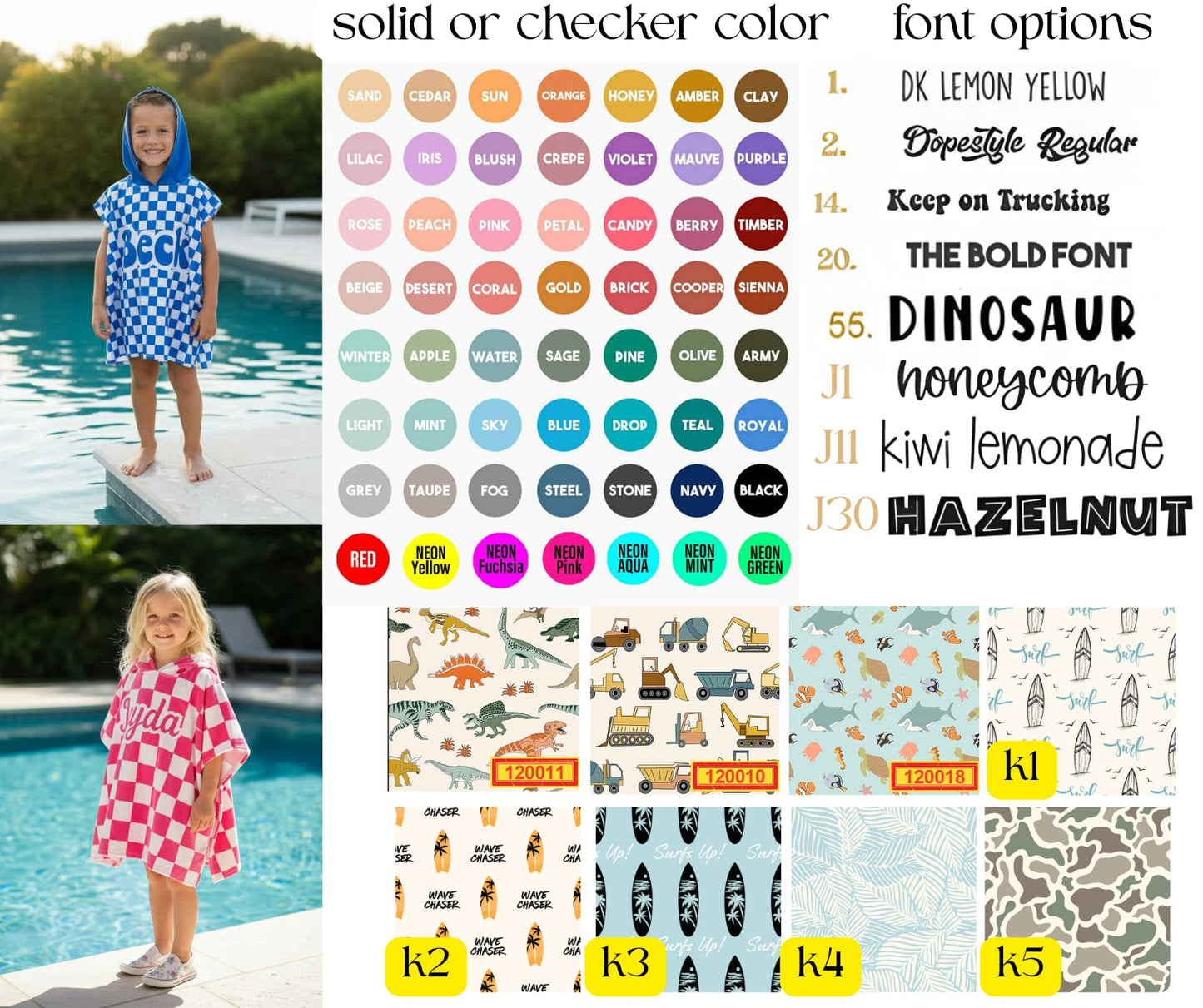 PREORDER: Custom Hooded Towel - Our Patterns 1.19.26 OSYM