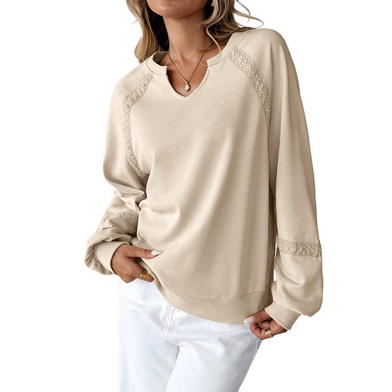 PREORDER: Allie Lace Detail Sweater 9.22.25