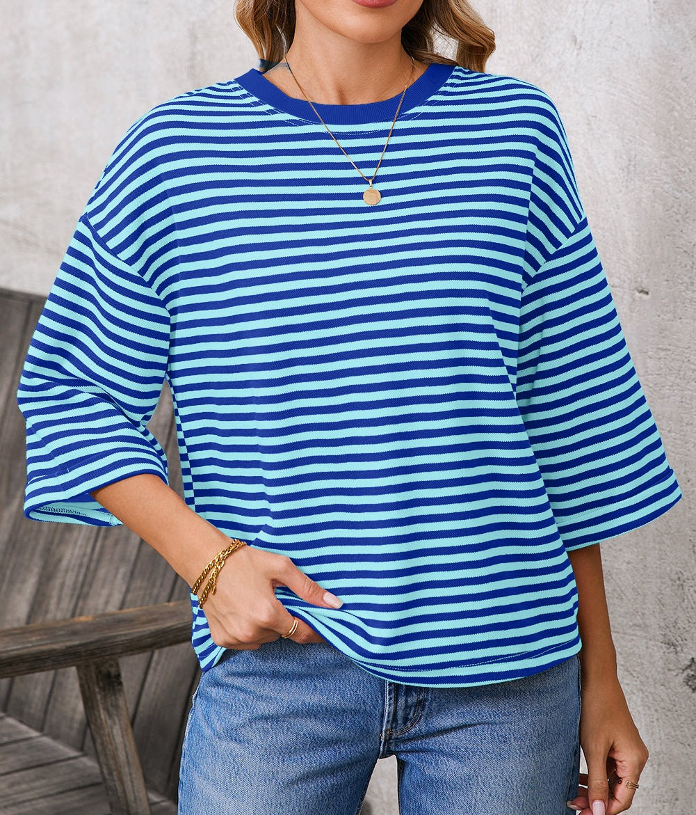 PREORDER: Striped Callie Bow top 1.19.26