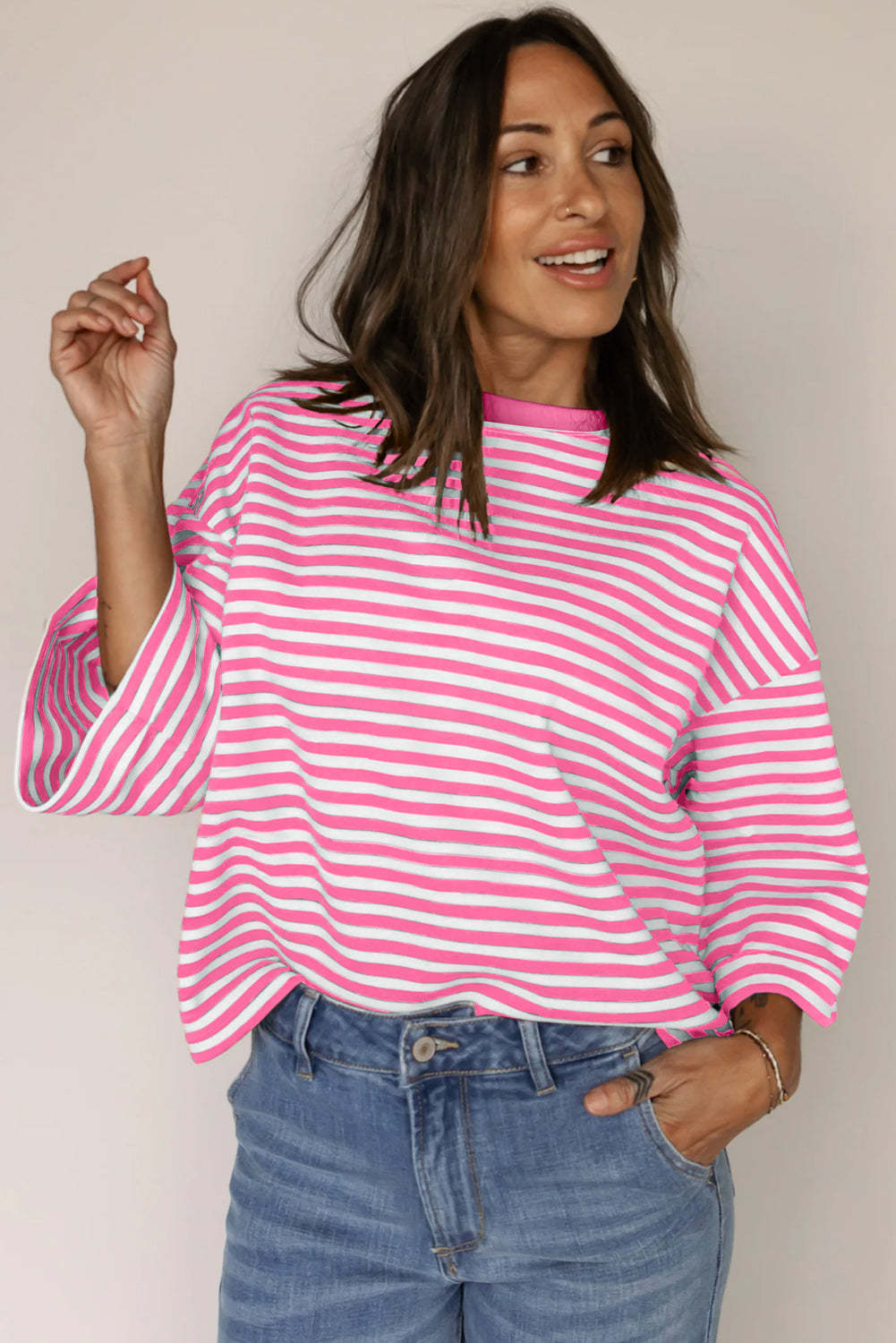 PREORDER: Striped Callie Bow top 1.19.26