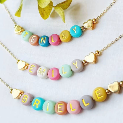 PREORDER: The Pastel Pop Name Necklace RERUN 9.8.26